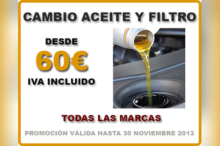 ACEITE Y FILTRO POR 49.99€